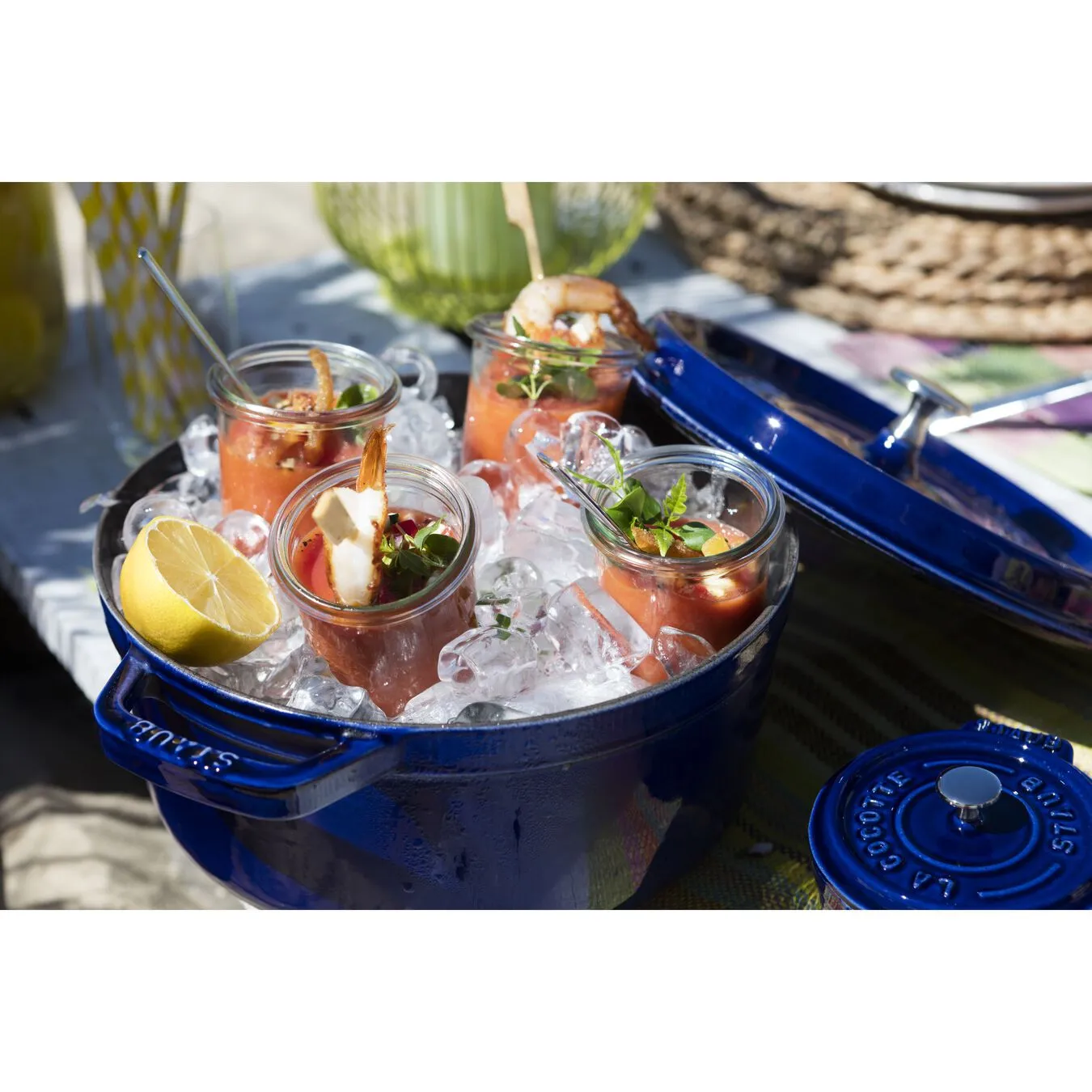 Staub Cocotte 28 Cm, Rund, Dunkelblau, Gusseisen 5 Staub Cocotte 28 Cm, Rund, Dunkelblau, Gusseisen – Bild 5