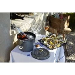 Staub Stieltopf 18 Cm, Gusseisen, Graphit-Grau -Messer Verkaufsgeschäft 000016956