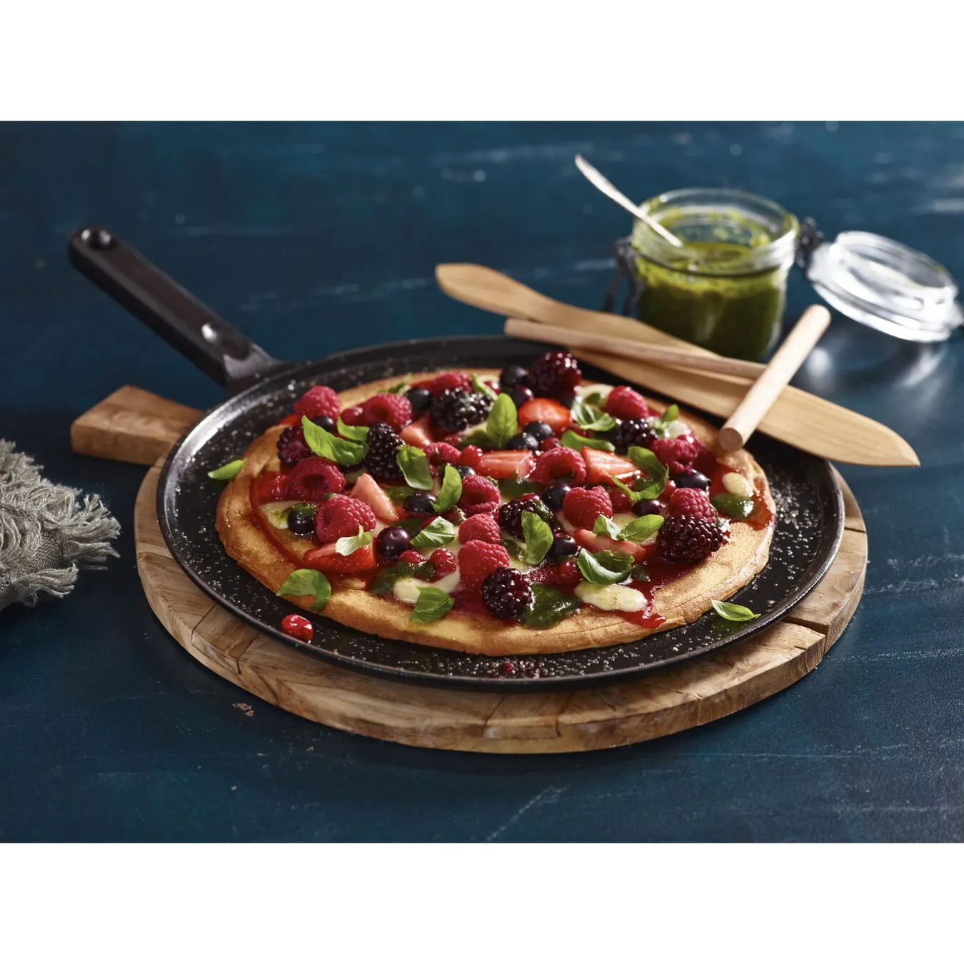 Staub Crêpes-Pfanne 30 Cm, Gusseisen, Schwarz 4 Staub Crêpes-Pfanne 30 Cm, Gusseisen, Schwarz – Bild 4