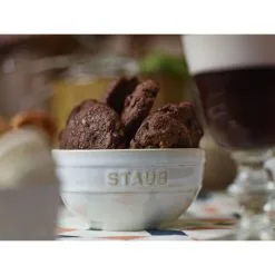 Staub Schüssel 12 Cm, Keramik, Elfenbein-Weiß -Messer Verkaufsgeschäft 000017366