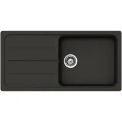 SCHOCK Küchenspüle, Formhaus D-100L Asphalt, Granit | Komposit | Quarz, 100 X 50