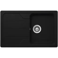 SCHOCK Küchenspüle, Formhaus D-100S Onyx, Granit | Komposit | Quarz, 78 X 50