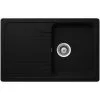 SCHOCK Küchenspüle, Formhaus D-100S Nero, Granit | Komposit | Quarz, 78 X 50