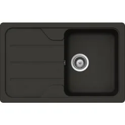 SCHOCK Küchenspüle, Formhaus D-100S Asphalt, Granit | Komposit | Quarz, 78 X 50