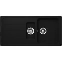 SCHOCK Küchenspüle, Formhaus D-150L Onyx, Granit | Komposit | Quarz, 100 X 50