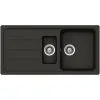 SCHOCK Küchenspüle, Formhaus D-150L Asphalt, Granit | Komposit | Quarz, 100 X 50