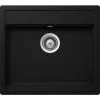 SCHOCK Küchenspüle, Nemo N-100 Nero, Granit | Komposit | Quarz, 57 X 51