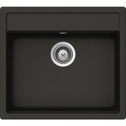 SCHOCK Küchenspüle, Nemo N-100 Asphalt, Granit | Komposit | Quarz, 57 X 51