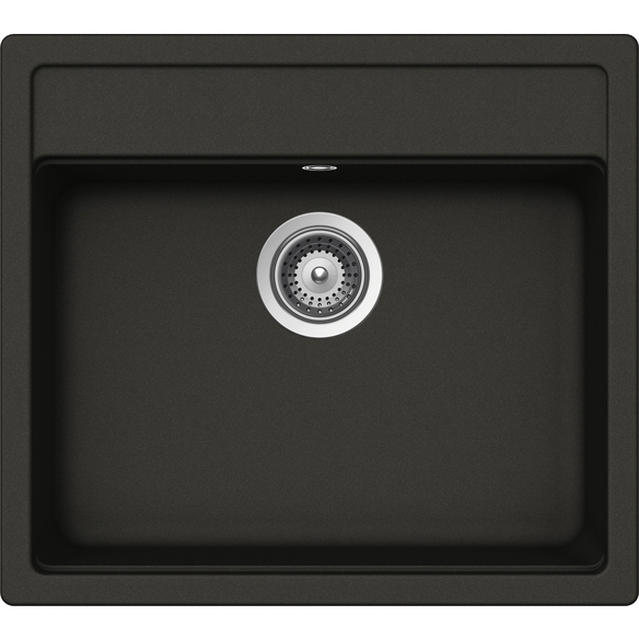 SCHOCK Küchenspüle, Nemo N-100 Asphalt, Granit | Komposit | Quarz, 57 X 51 1 SCHOCK Küchenspüle, Nemo N-100 Asphalt, Granit | Komposit | Quarz, 57 X 51