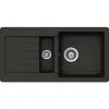 SCHOCK Küchenspüle, Cristalite Typos D-150S Asphalt, Granit | Komposit | Quarz, 86 X 43,5