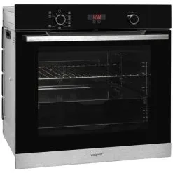 Exquisit Einbau-Backofen »EBEP 707-18 H«, 73 L, Metall/Glas, Silbergrau