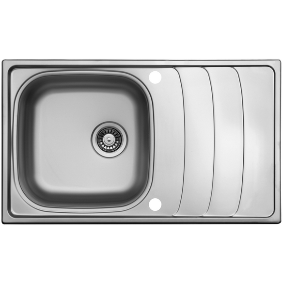 Respekta Edelstahlspüle, Edelstahlfarben, Edelstahl 1 Respekta Edelstahlspüle, Edelstahlfarben, Edelstahl