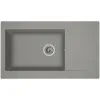 Respekta Einbauspüle, Betongrau, Verbundstoff-Mineralstoff-Glasfasern/Kunstharz