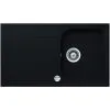 Respekta By Schock Einbauspüle, Schwarz, Quarzsand/Kunstharz
