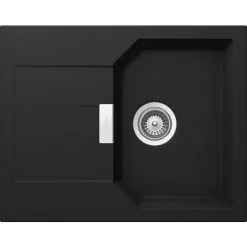 SCHOCK Küchenspüle »Manhattan D-100XS-A«, Onyx, Rechteckig, Granit/Komposit-Kunststein/Quarzstein