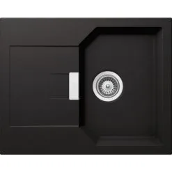 SCHOCK Küchenspüle »Manhattan D-100XS-A«, Nero, Rechteckig, Granit/Komposit-Kunststein/Quarzstein