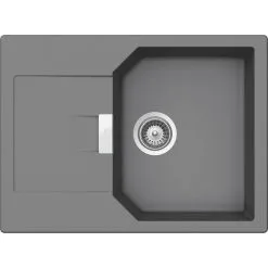 SCHOCK Küchenspüle »Manhattan D-100S-A«, Croma, Rechteckig, Granit/Komposit-Kunststein/Quarzstein