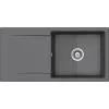 SCHOCK Küchenspüle »Epure D-100L-A«, Croma, Rechteckig, Granit/Komposit-Kunststein/Quarzstein