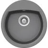 SCHOCK Küchenspüle »Manhattan R-100-A«, Croma, Rund, Granit/Komposit-Kunststein/Quarzstein