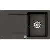 SCHOCK Küchenspüle »Epure D-100-A«, Asphalt, Rechteckig, Granit/Komposit-Kunststein/Quarzstein