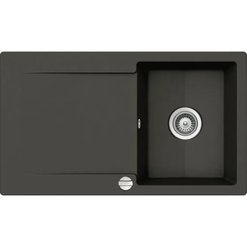 SCHOCK Küchenspüle »Epure D-100-A«, Asphalt, Rechteckig, Granit/Komposit-Kunststein/Quarzstein -Messer Verkaufsgeschäft 1000000000196019