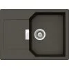 SCHOCK Küchenspüle »Manhattan D-100S-A«, Asphalt, Rechteckig, Granit/Komposit-Kunststein/Quarzstein