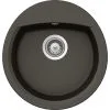 SCHOCK Küchenspüle »Manhattan R-100-A«, Asphalt, Rund, Granit/Komposit-Kunststein/Quarzstein