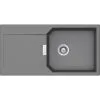 SCHOCK Küchenspüle »Manhattan D-100L-A«, Croma, Rechteckig, Granit/Komposit-Kunststein/Quarzstein