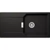 SCHOCK Küchenspüle »Manhattan D-100L-A«, Nero, Rechteckig, Granit/Komposit-Kunststein/Quarzstein