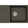SCHOCK Küchenspüle »Manhattan D-100LS-A«, Asphalt, Rechteckig, Granit/Komposit-Kunststein/Quarzstein