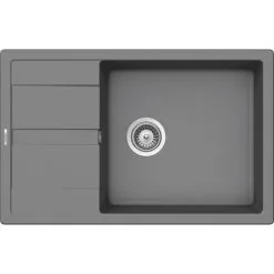 SCHOCK Küchenspüle »Manhattan D-100LS-A«, Croma, Rechteckig, Granit/Komposit-Kunststein/Quarzstein