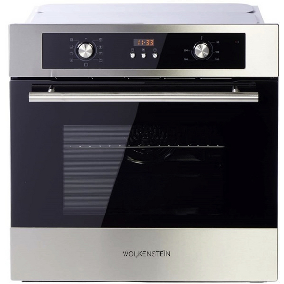 Wolkenstein Einbau-Backofen, 70 L, Edelstahl|glas, Edelstahlfarben|schwarz 1 Wolkenstein Einbau-Backofen, 70 L, Edelstahl|glas, Edelstahlfarben|schwarz