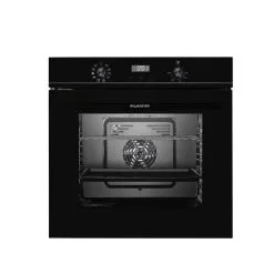 Wolkenstein Einbau-Backofen, 72 L, Edelstahl|glas, Schwarz