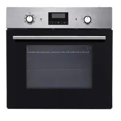 PKM Einbau-Backofen, 54 L, Glas, Schwarz