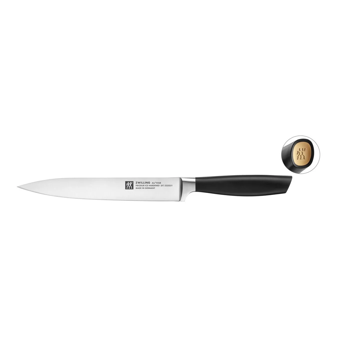 Zwilling Fleischmesser 20 Cm, Gold Matt 1 Zwilling Fleischmesser 20 Cm, Gold Matt