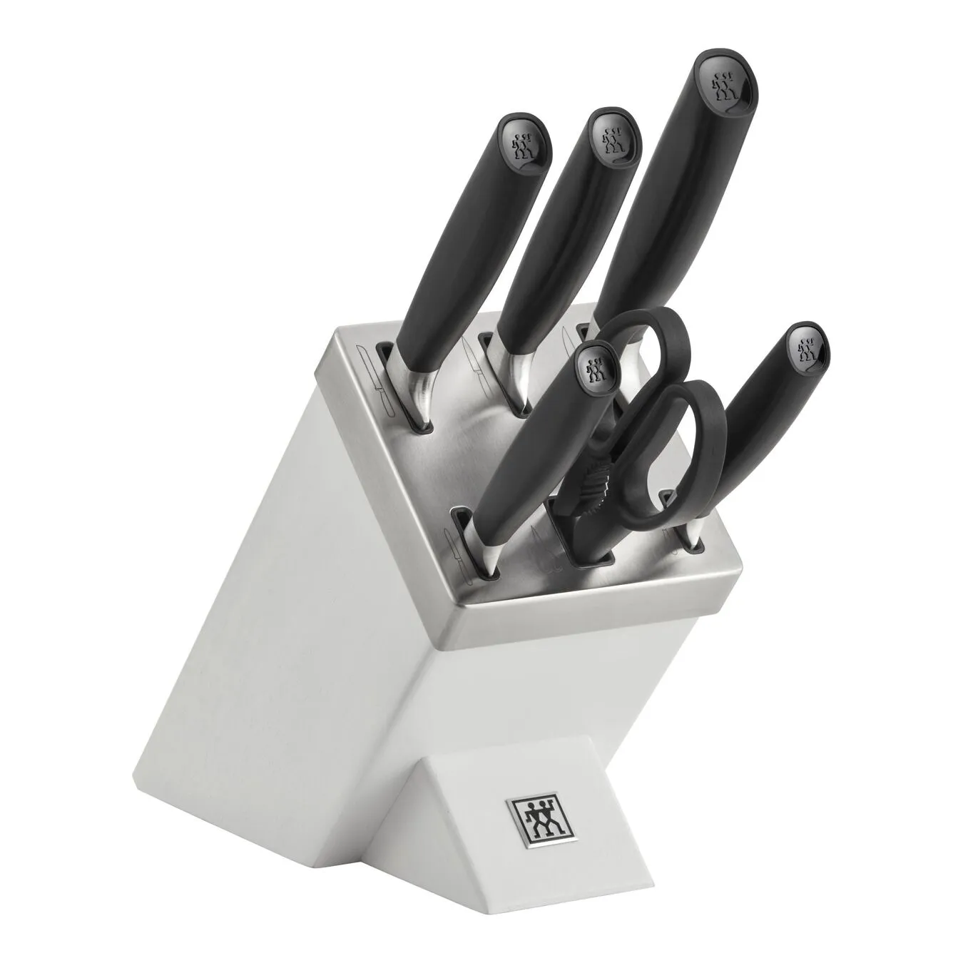 Zwilling Messerblockset Mit KiS Technologie 7-tlg, Weiß 1 Zwilling Messerblockset Mit KiS Technologie 7-tlg, Weiß