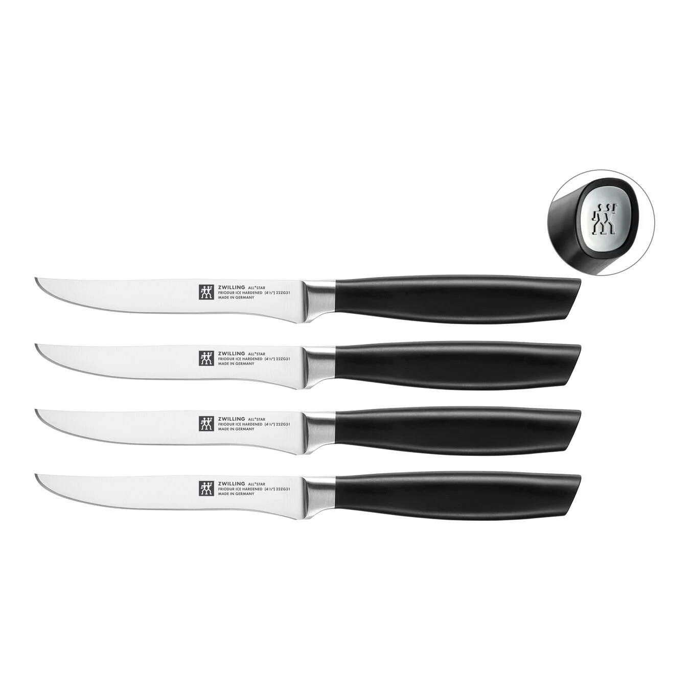 Zwilling Steakmesserset 4-tlg, Silber 1 Zwilling Steakmesserset 4-tlg, Silber