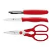 Zwilling Messerset 3-tlg, Rot