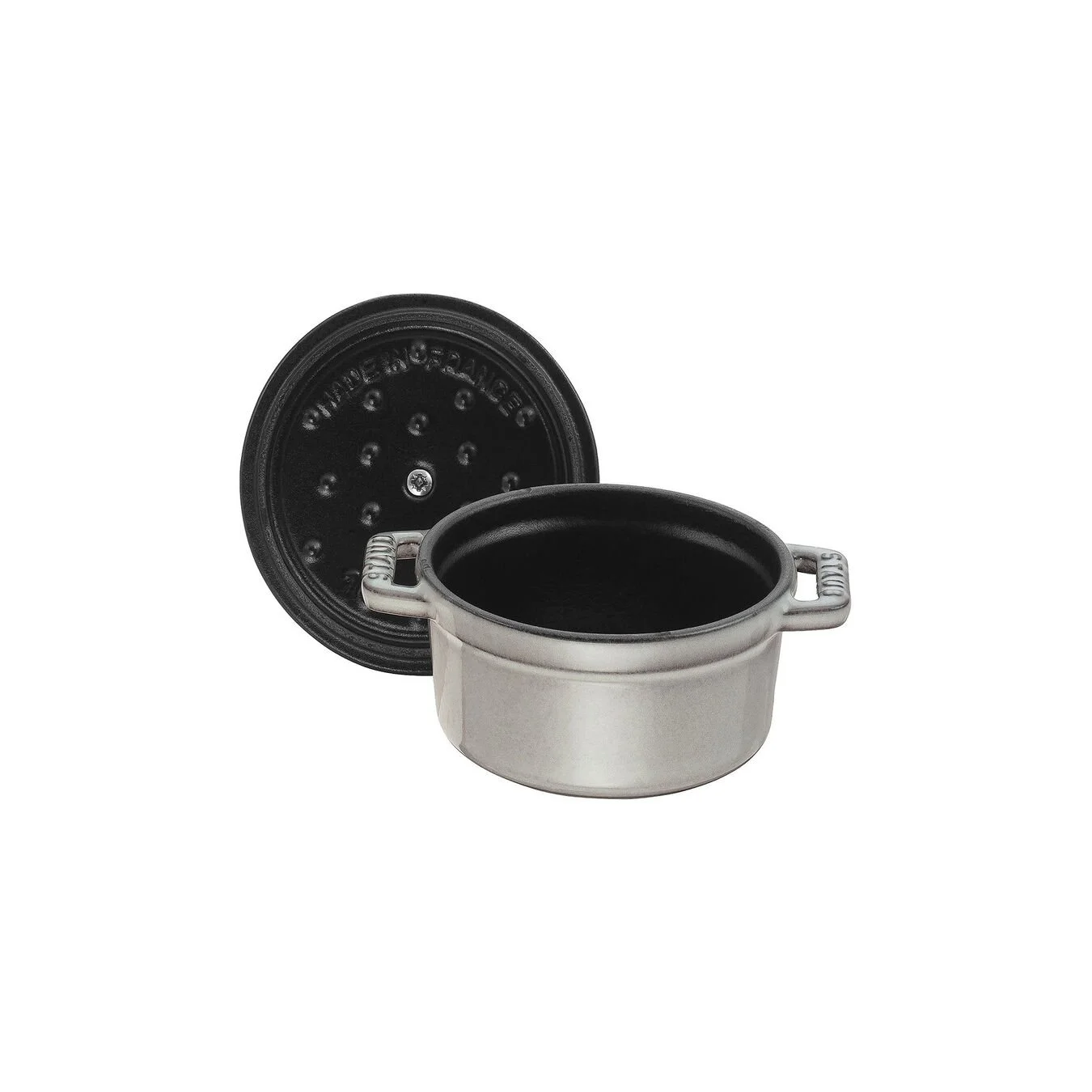 Staub Mini Cocotte 10 Cm, Rund, Graphit-Grau, Gusseisen 5 Staub Mini Cocotte 10 Cm, Rund, Graphit-Grau, Gusseisen – Bild 5