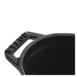 Staub Mini Cocotte 11 Cm, Oval, Schwarz, Gusseisen -Messer Verkaufsgeschäft 40500 111 0 4