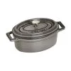 Staub Mini Cocotte 11 Cm, Oval, Graphit-Grau, Gusseisen