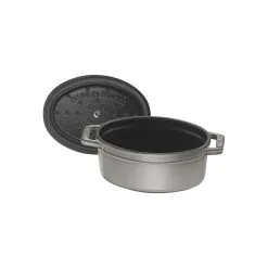 Staub Mini Cocotte 11 Cm, Oval, Graphit-Grau, Gusseisen -Messer Verkaufsgeschäft 40500 116 0 5