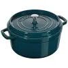 Staub Cocotte 28 Cm, Rund, La-Mer, Gusseisen