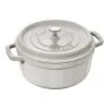 Staub Cocotte 20 Cm, Rund, Weisser Trüffel, Gusseisen