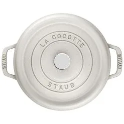 Staub Cocotte 28 Cm, Rund, Weisser Trüffel, Gusseisen 8 Staub Cocotte 28 Cm, Rund, Weisser Trüffel, Gusseisen -Messer Verkaufsgeschäft 40501414 2