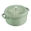 Staub Cocotte 18 Cm, Rund, Salbeigrün, Gusseisen