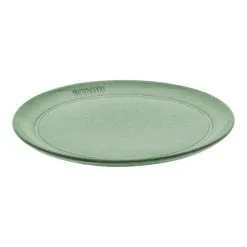 Staub Teller Flach 20 Cm, Keramik, Salbeigrün