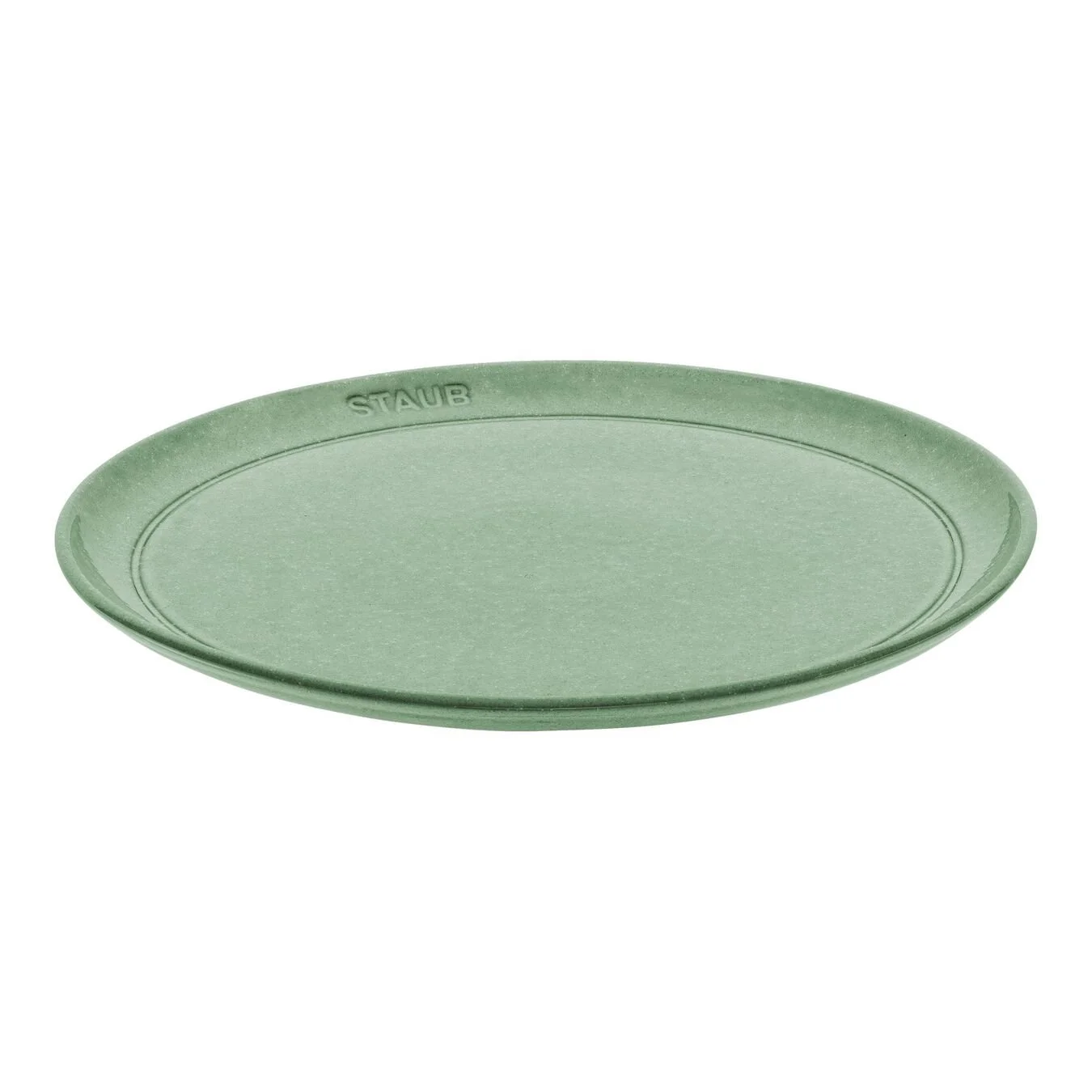 Staub Teller Flach 26 Cm, Keramik, Salbeigrün 1 Staub Teller Flach 26 Cm, Keramik, Salbeigrün
