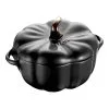 Staub Cocotte 12 Cm, Kürbis, Schwarz, Keramik