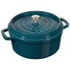 Staub Cocotte 24 Cm, Rund, La-Mer, Gusseisen